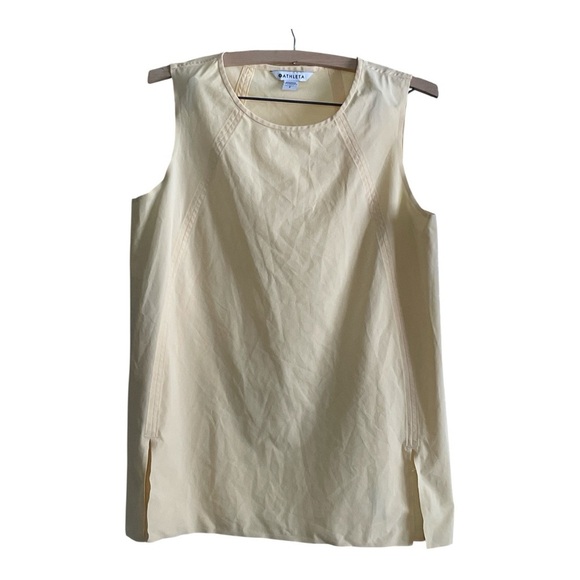 Athleta Tops - Athleta Butter Yellow Tank Slit Feature Top